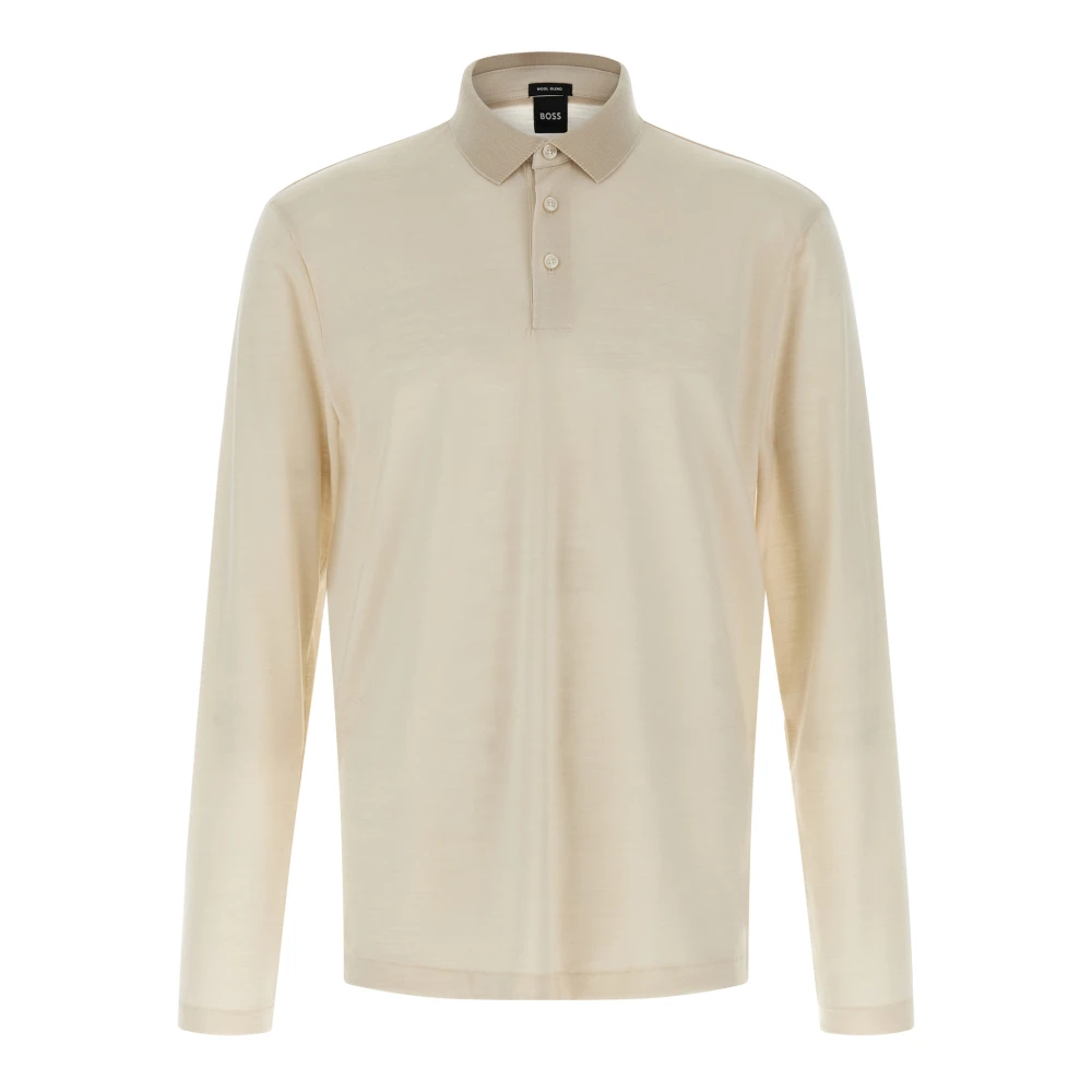 Hugo Men's Beige Polo Shirts, S, H-Pado 110 Polo Shirt