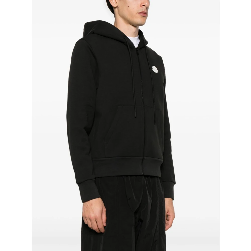 Moncler Grijze Sweater met Capuchon en Zakken Gray Heren