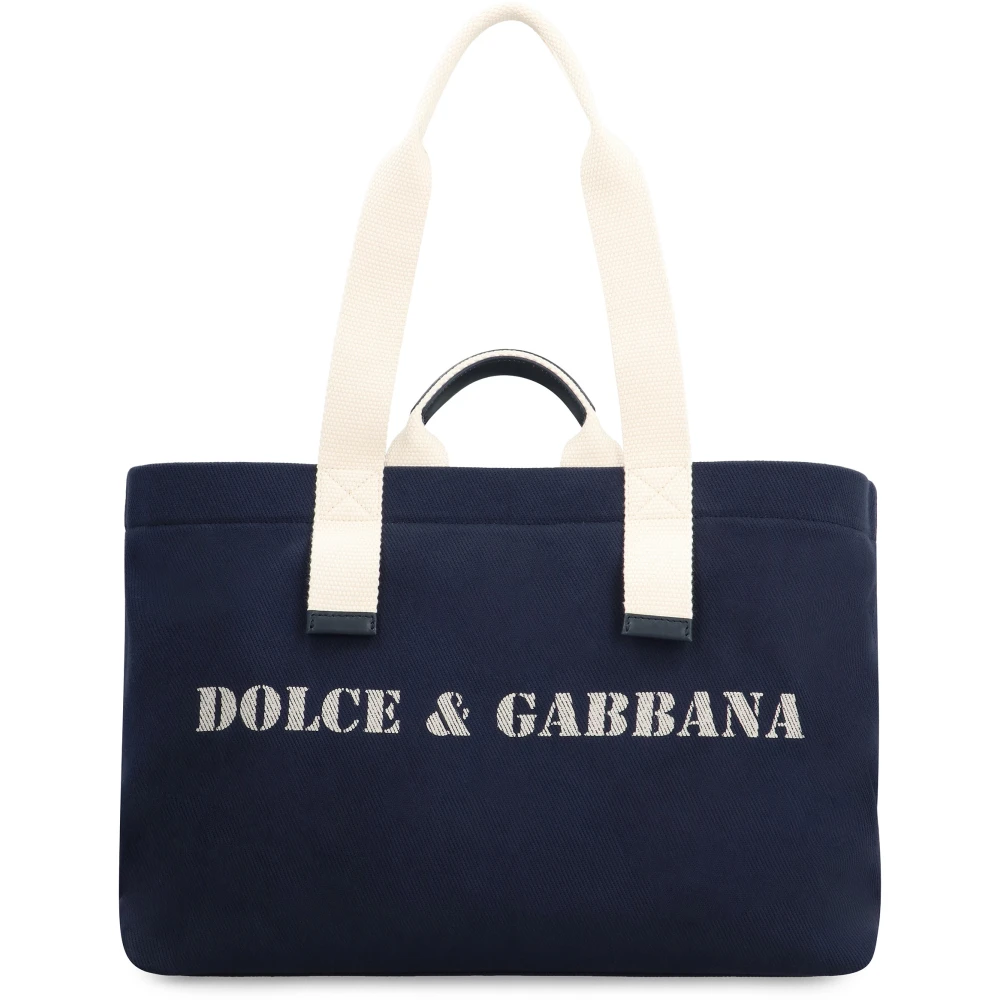 Dolce & Gabbana Tote Bags Blue Heren