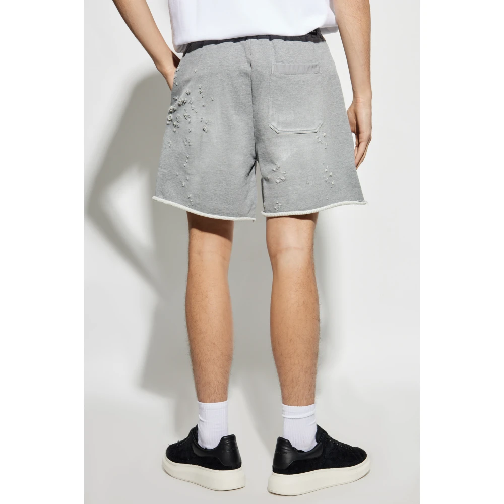 Amiri Logo shorts Gray Heren