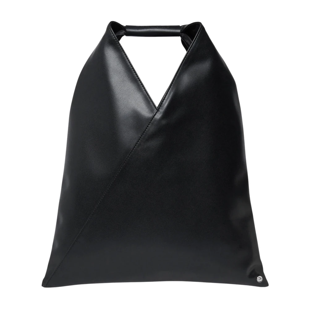 Maison Margiela Zwarte handtas met driehoekige silhouet Black Dames