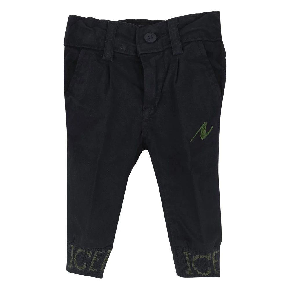 Iceberg Boys Blue Gabardine Trousers - Trousers - 12 M - Kids