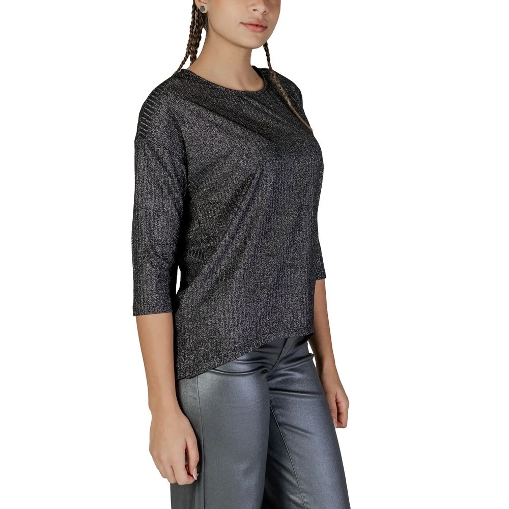 Vero Moda Bicolor Longsleeve T-shirt Black Dames