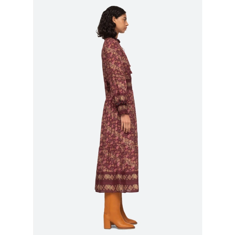 Sea NY Giulia Jurk met Pom Accents Multicolor Dames
