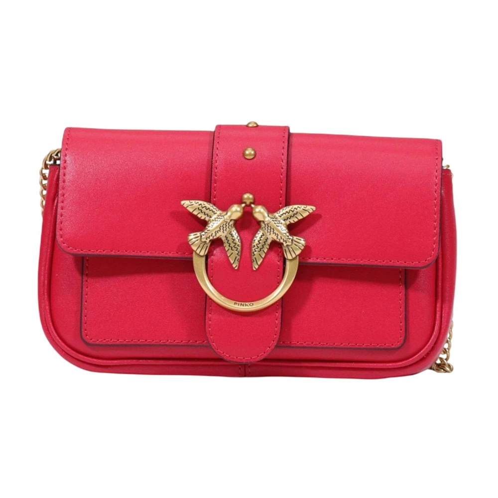 Pinko Red Pocket Love Bag One Simply - Female - Cross Body Bags - One Size - Bags