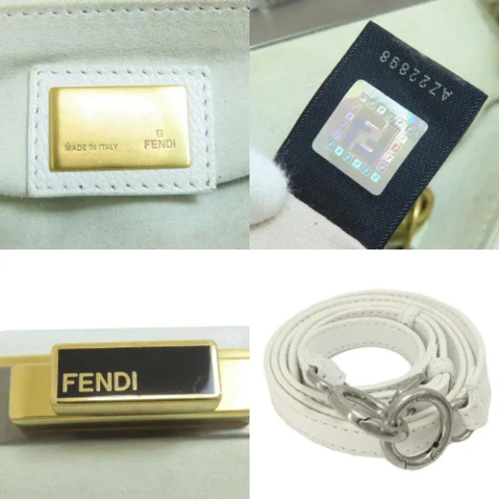 Fendi Vintage Pre-owned Fabric fendi-bags White Dames