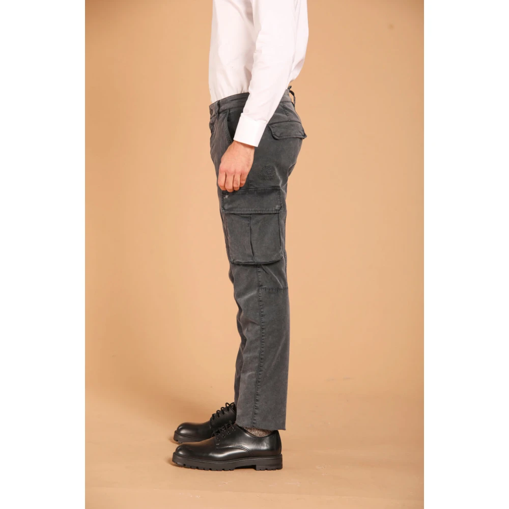 Mason's Slimme Cargo Broek Chile Model Blue Heren