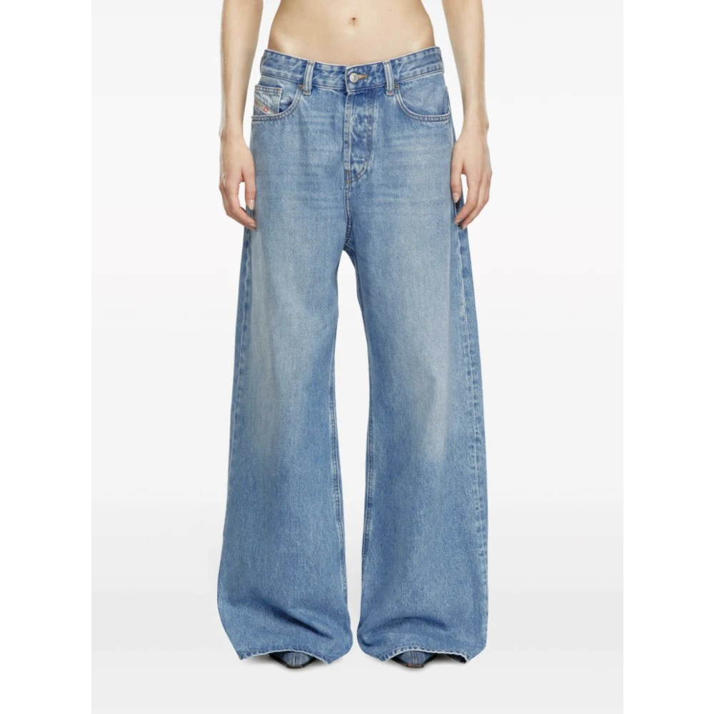 Diesel Lichtblauwe Denim Broek 1996 Stijl Blue Dames