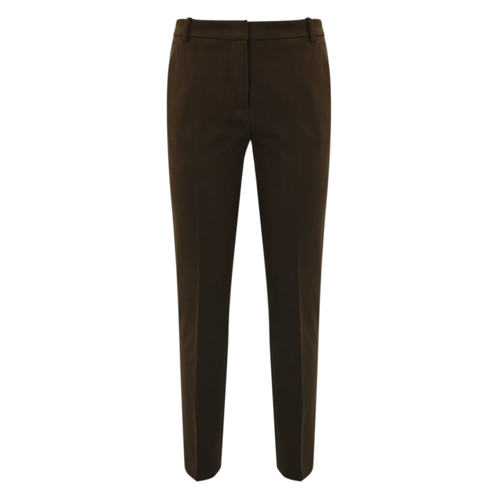 Pinko Bruine Gebreide Broek Slim Fit Brown Dames