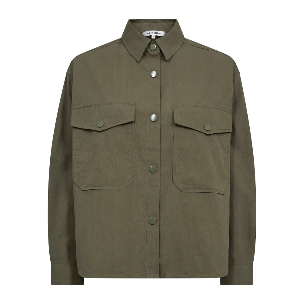 Co'couture Vrouw Groente Jassen Dames, Groen, S, Lichtgewicht Jas