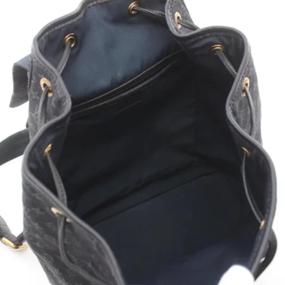 Louis Vuitton Vintage Pre-owned Canvas backpacks Blue Dames