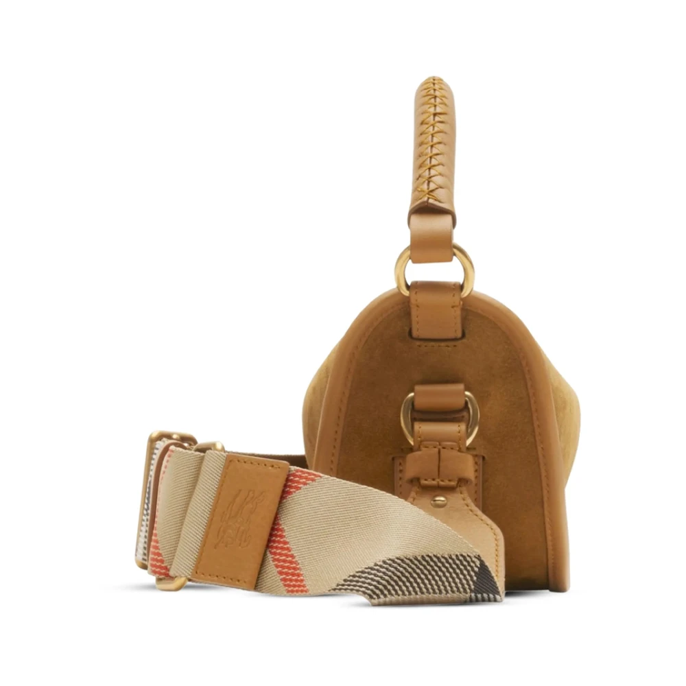 Burberry Kameelbruine Schoudertas Brown Dames