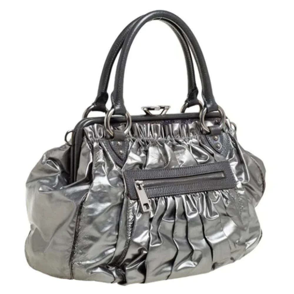 Marc Jacobs Pre-owned Leather handbags Gray Dames