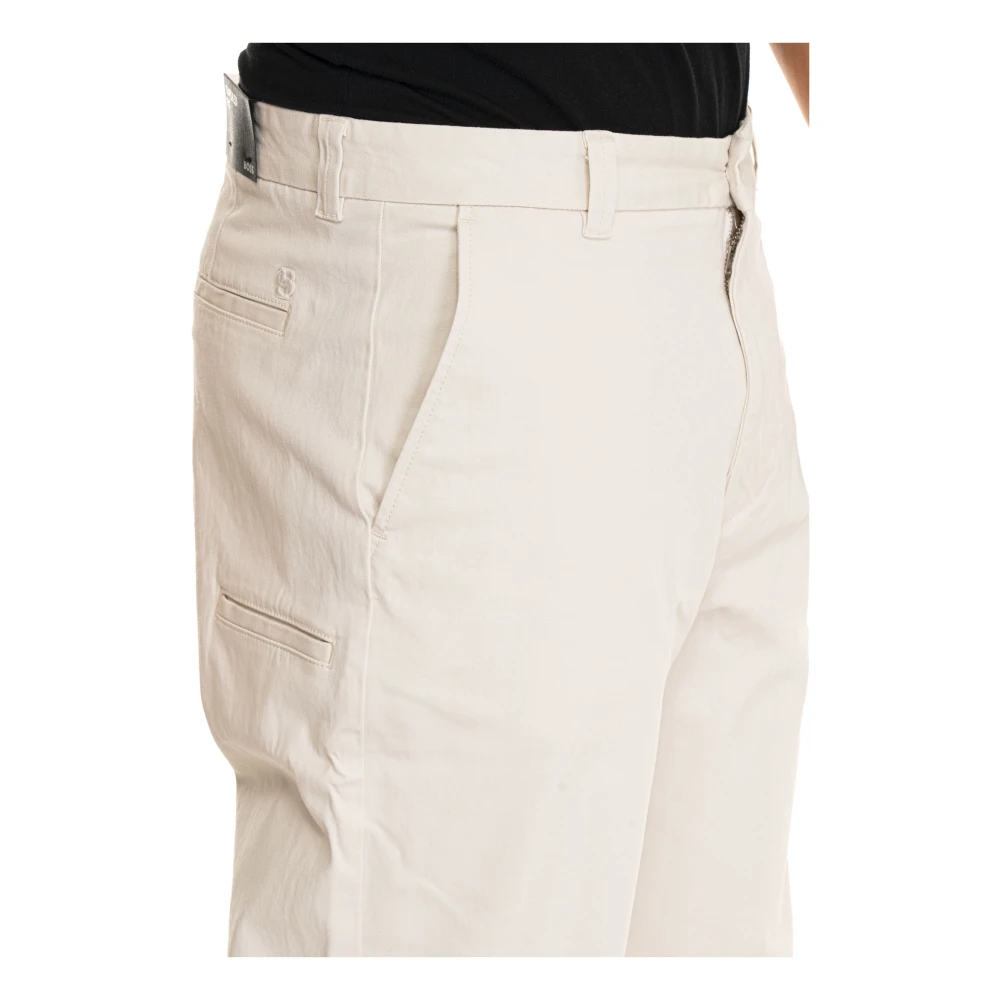 Boss Stijlvolle Herenbroeken Beige Heren