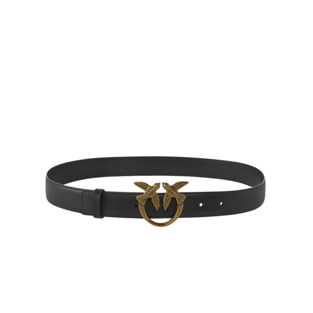Pinko Women's Black Belts, Xs, Love Berry H3 Belt