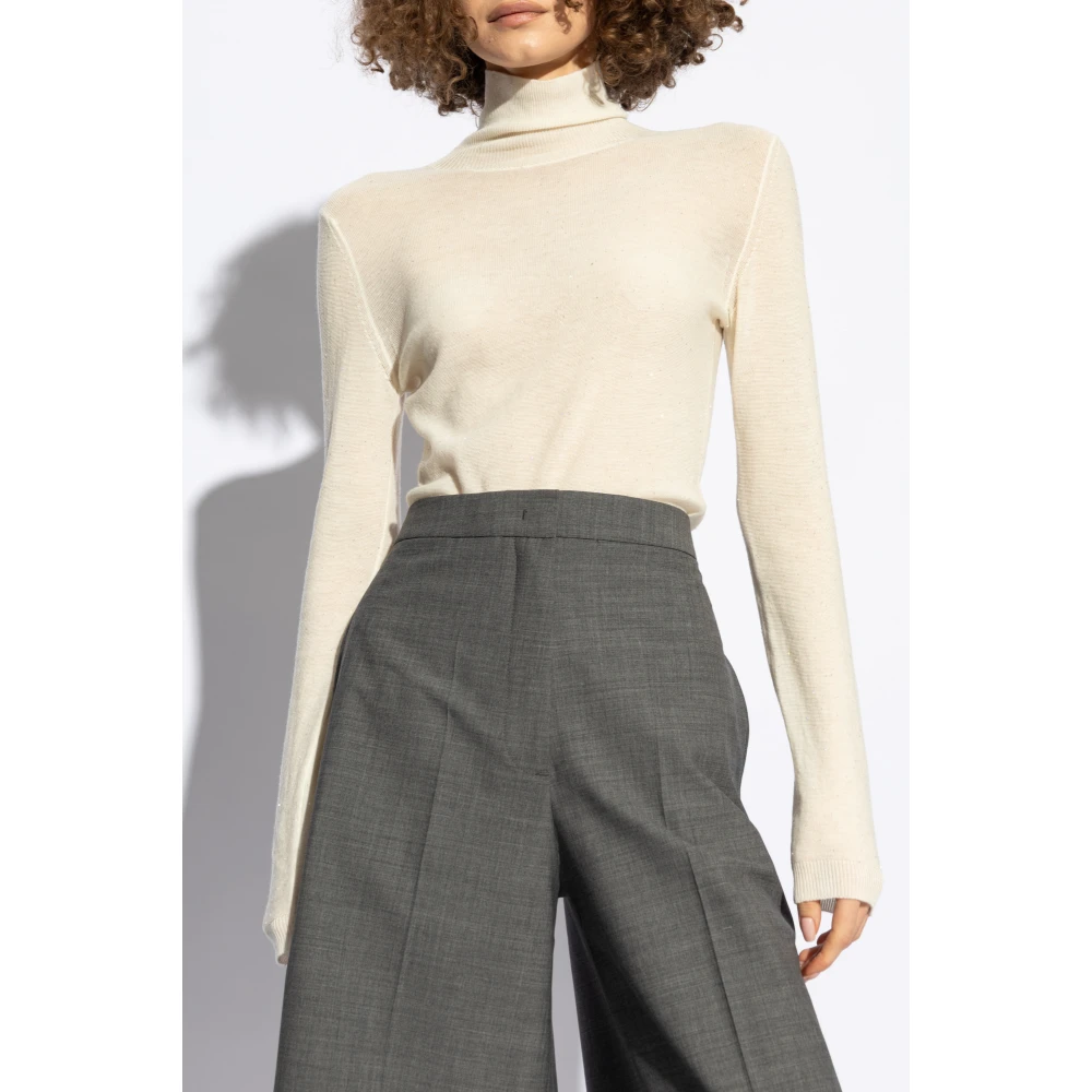 Fabiana Filippi Trui met inzetstukken Beige Dames