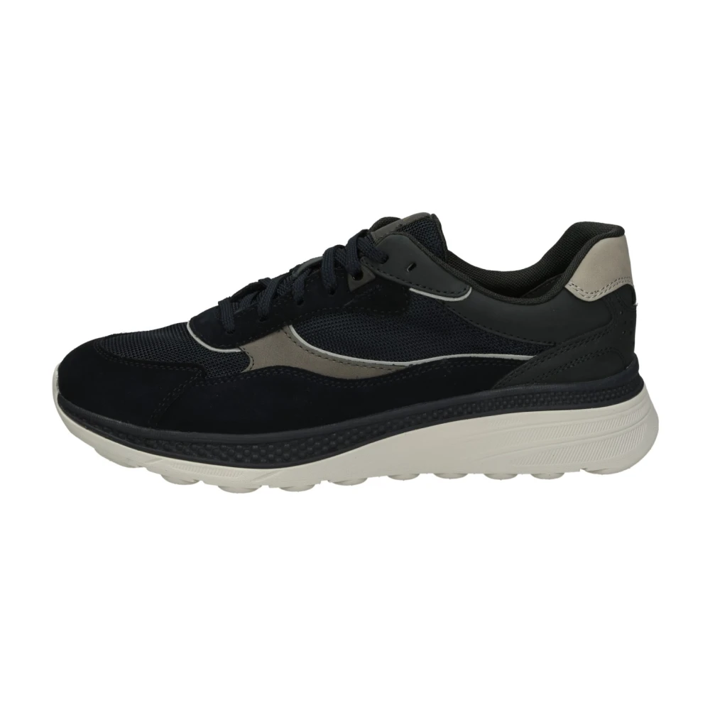 Geox Lage Top Sneakers met U Spherica Technologie Heren Schoenen Blauw