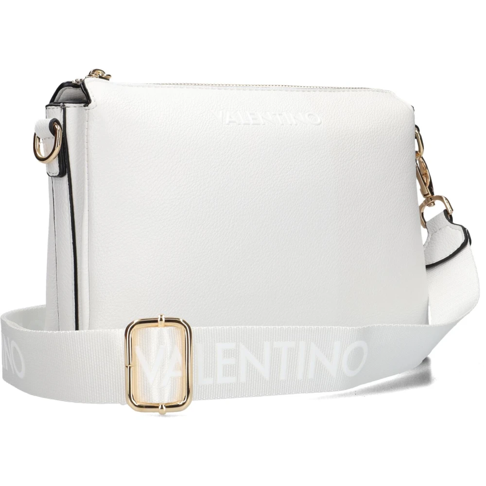Valentino by Mario Valentino Witte Schoudertas Manhattan Pochette White Dames