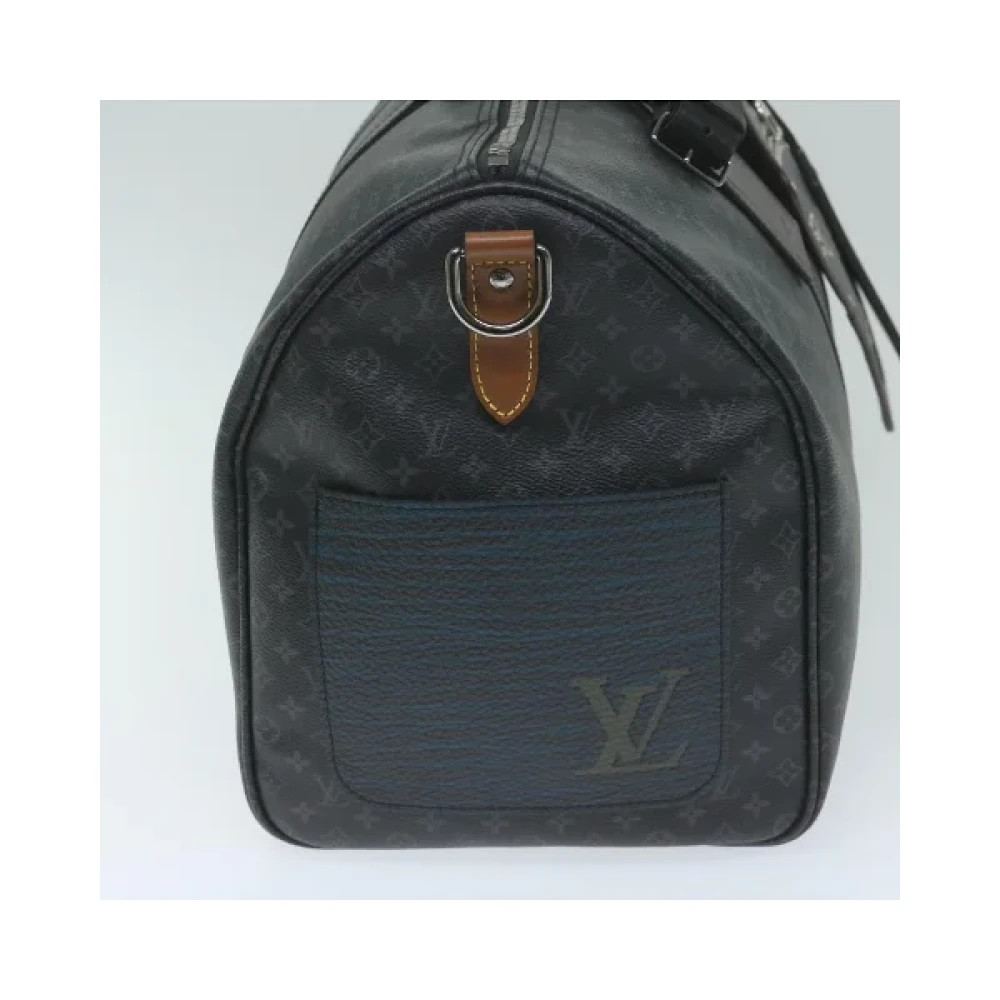 Louis Vuitton Vintage Pre-owned Coated canvas handbags Black Dames