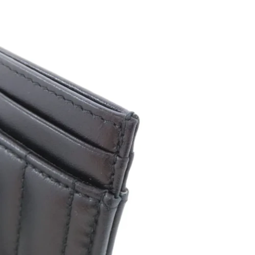 Burberry Vintage Pre-owned Leather home-office Black Dames