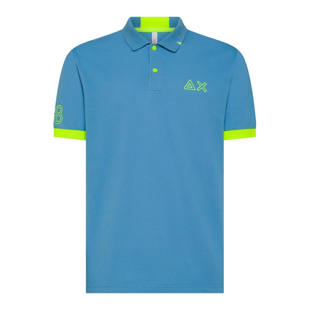 Sun68 - Tops > Polo Shirts - Blue - Sun68 - Modalova