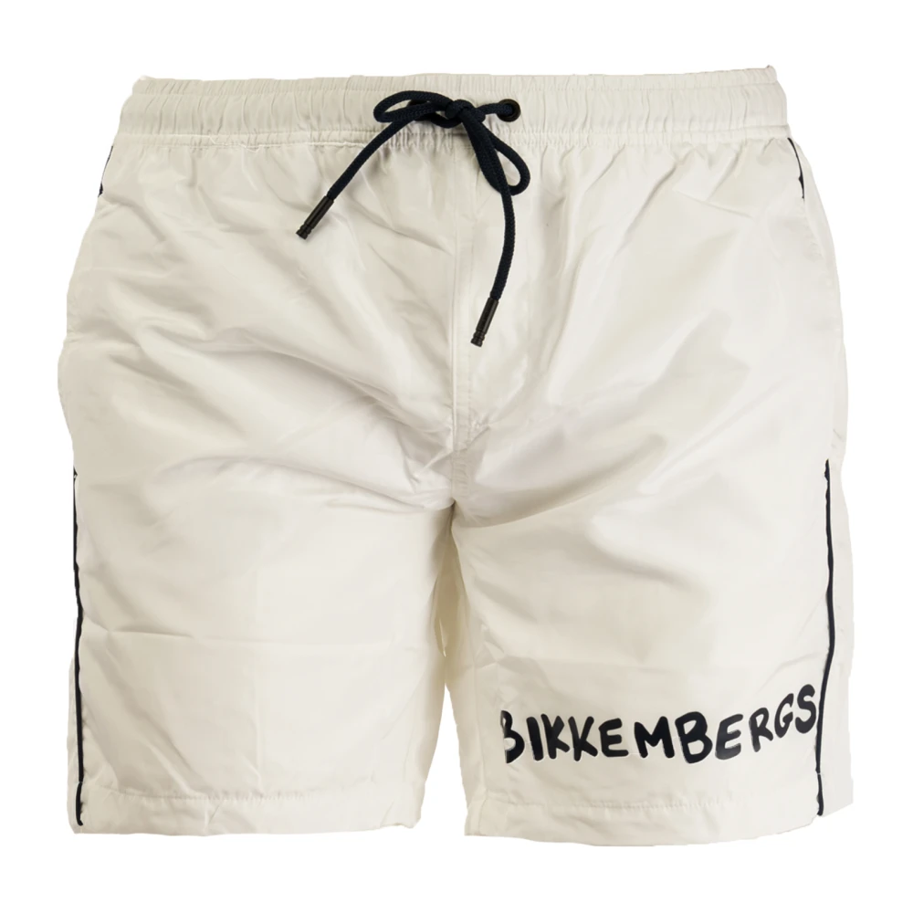 Bikkembergs Heren Trendy Zomer Boxershorts White Heren