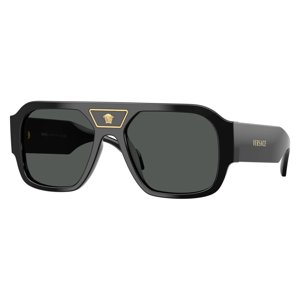 Versace Black Sunglasses, Male, 56 Mm, Ve4508u Sunglasses