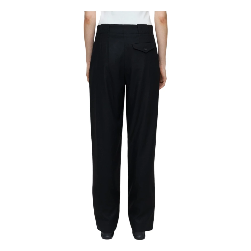 closed Mawson Zwarte Relaxte Twill Broek Black Dames