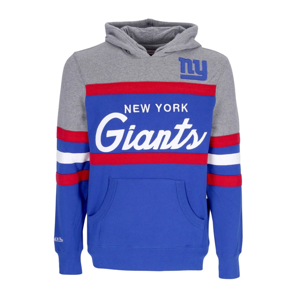 Mitchell & Ness NFL Headcoach Hoodie Neygia Royal Multicolor Heren