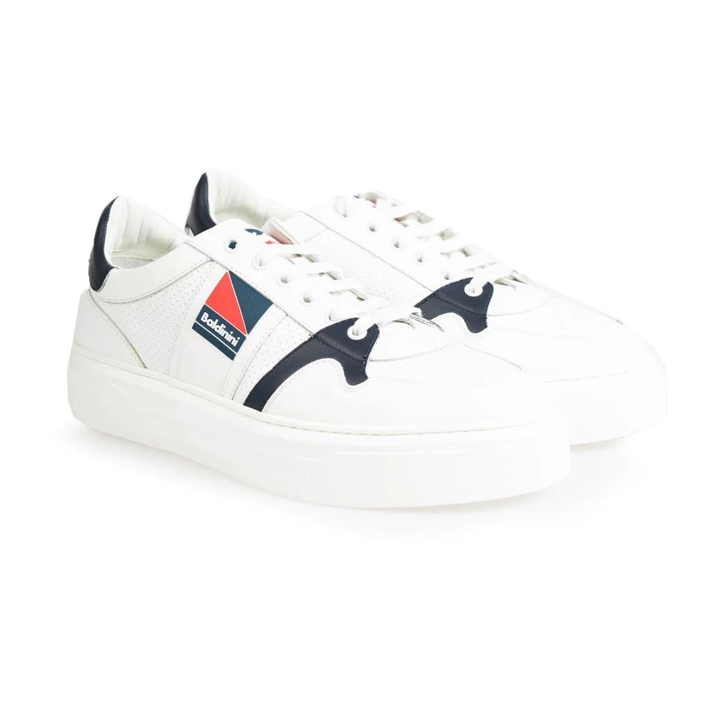 Baldinini Hoogwaardige leren sneakers Heren Schoenen Wit