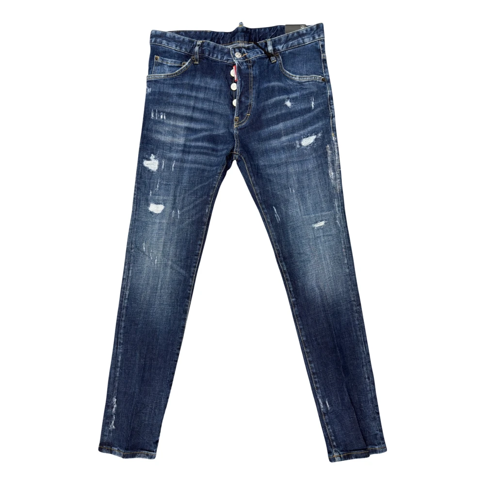 Dsquared2 Stijlvolle Jeans voor Mannen Blue Heren