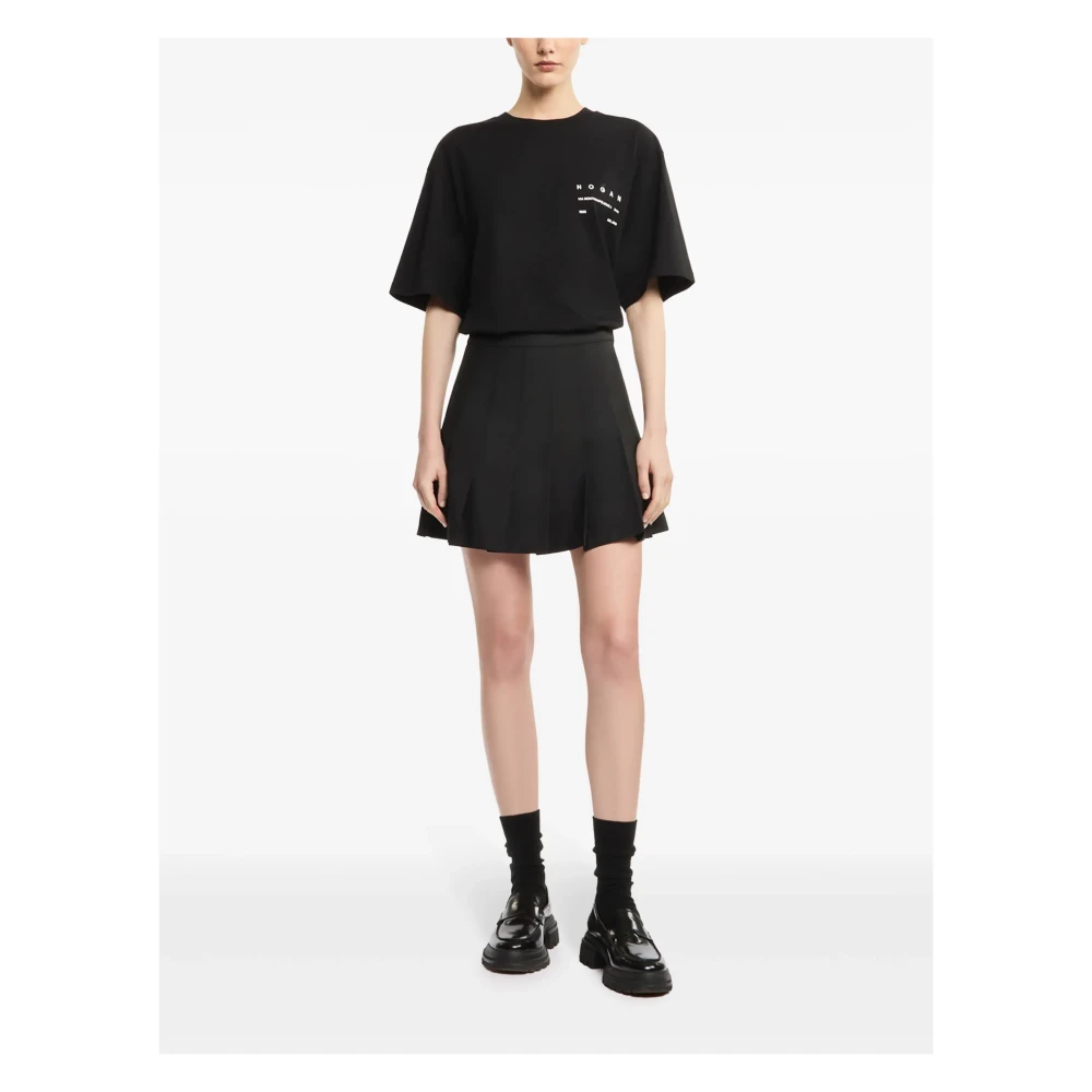 Hogan Zwart T-shirt Black Dames