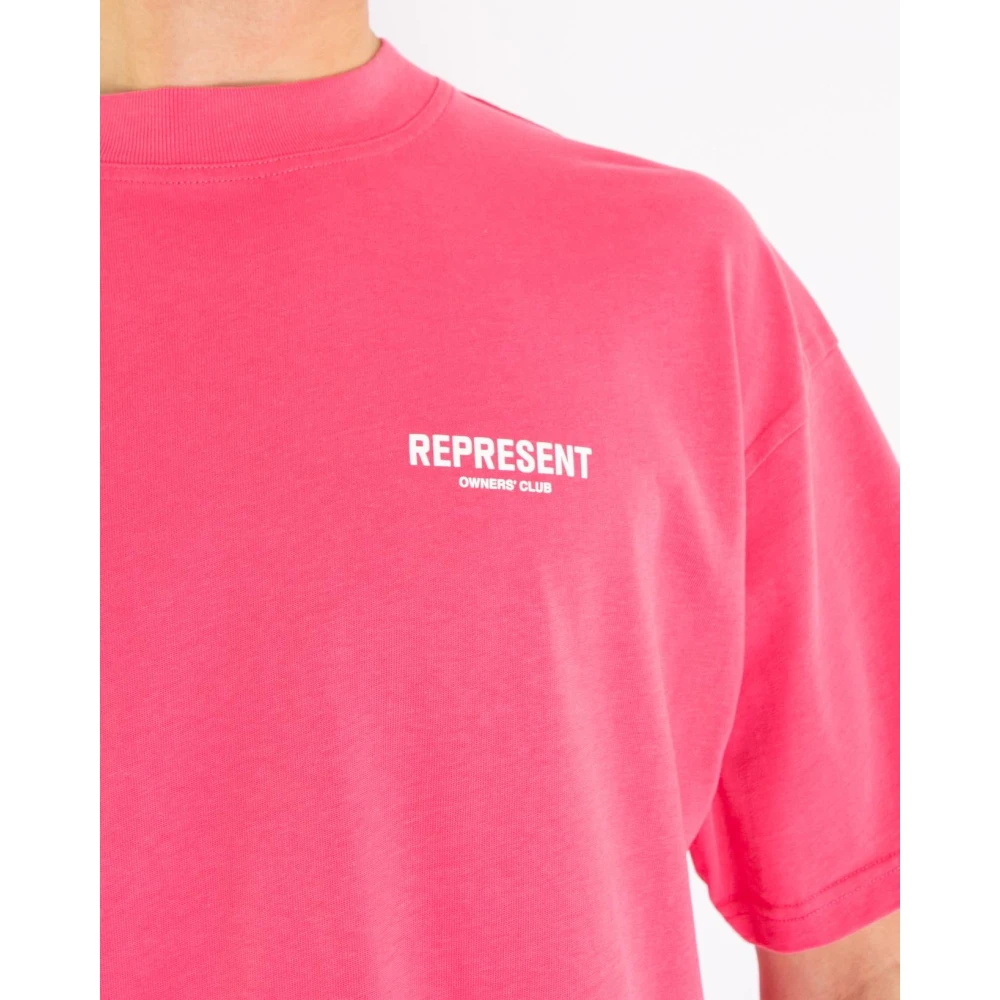 Represent Heren Owners Club T-Shirt Pink Heren