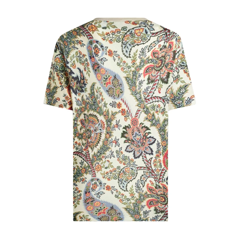 ETRO Paisley Print Crew Neck T-shirt Multicolor Dames