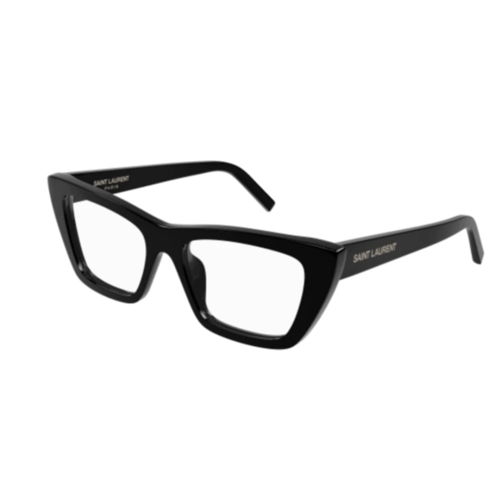 Saint Laurent Unisex Black Glasses, One Size, Mica Opt Sunglasses