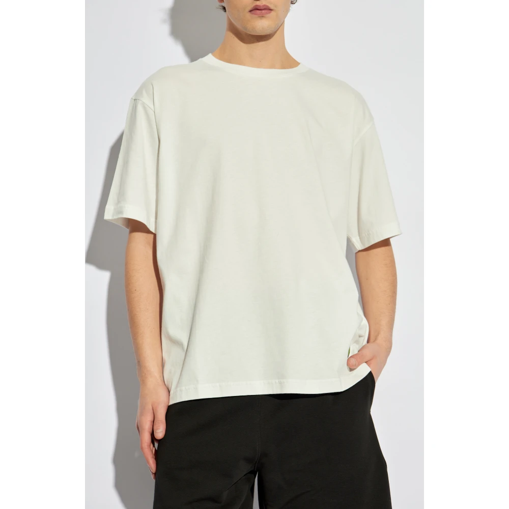 Kenzo T-shirt met geborduurd logo White Heren