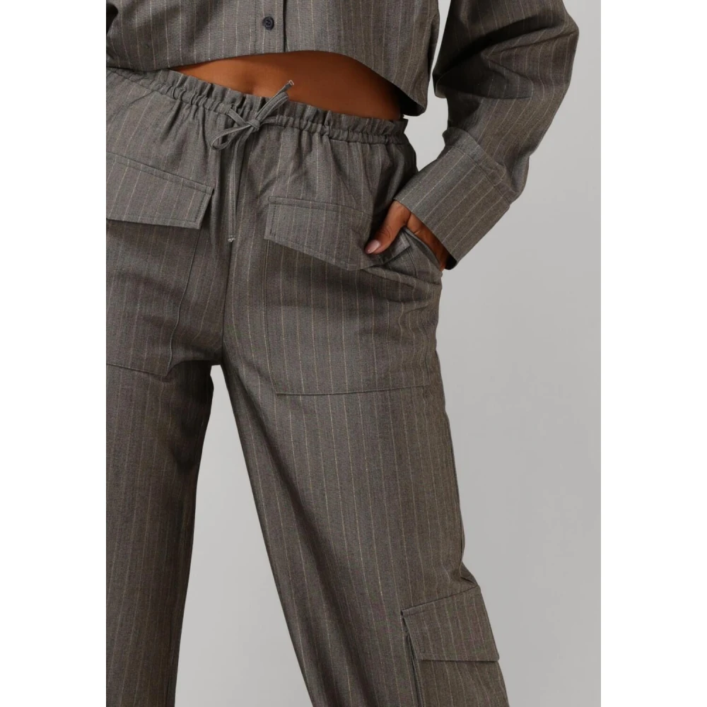 Refined Department Grijze Vikki Broek Gray Dames