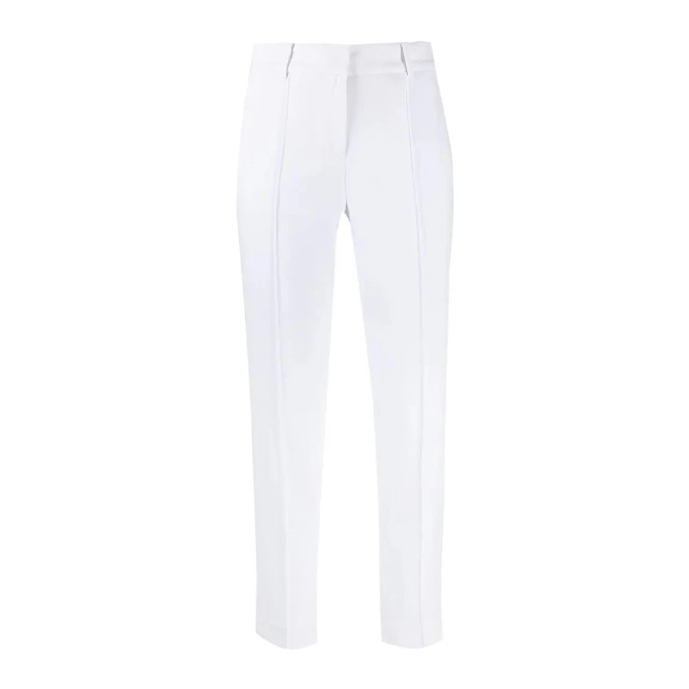 Michael Kors Women's White Casual Slim Crop Pant - Slim-Fit Trousers - Xs - Trousers