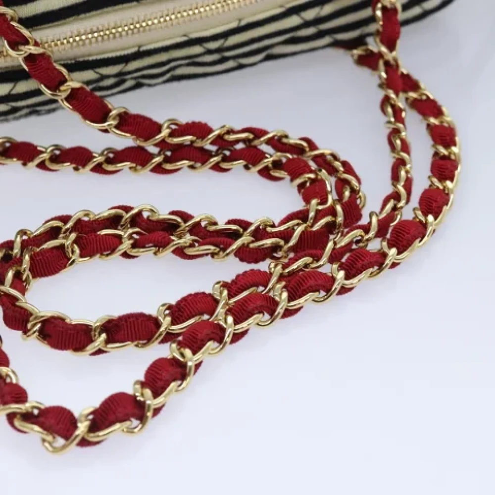 Chanel Vintage Pre-owned Cotton chanel-bags Black Dames