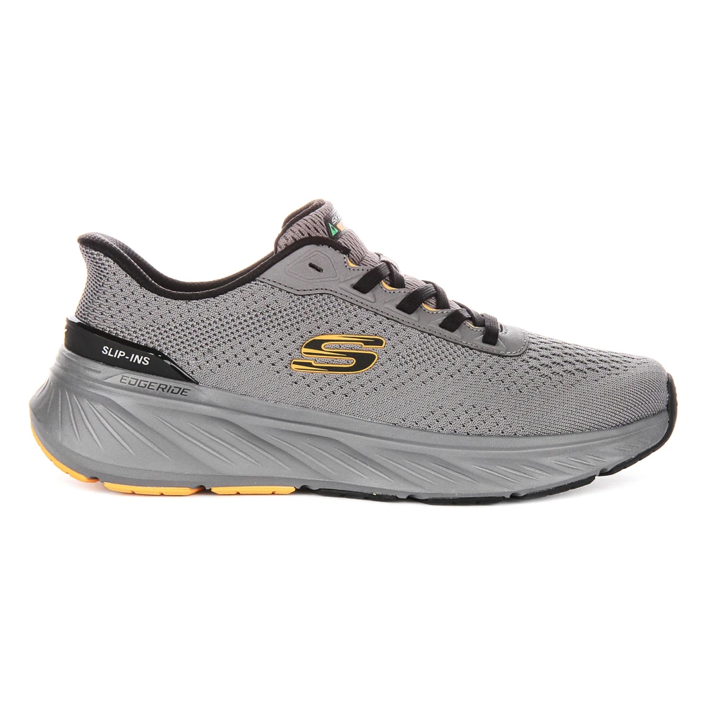 Skechers Men's Gray Sneakers, 9 Uk, Edgeride Slip-Ins