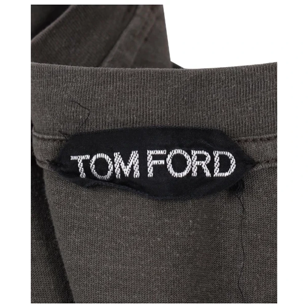 Tom Ford Pre-owned Fabric tops Gray Heren