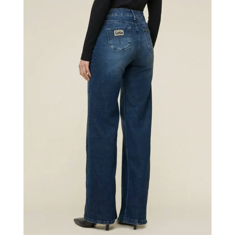Lois Palazzo Jeans Blue Dames