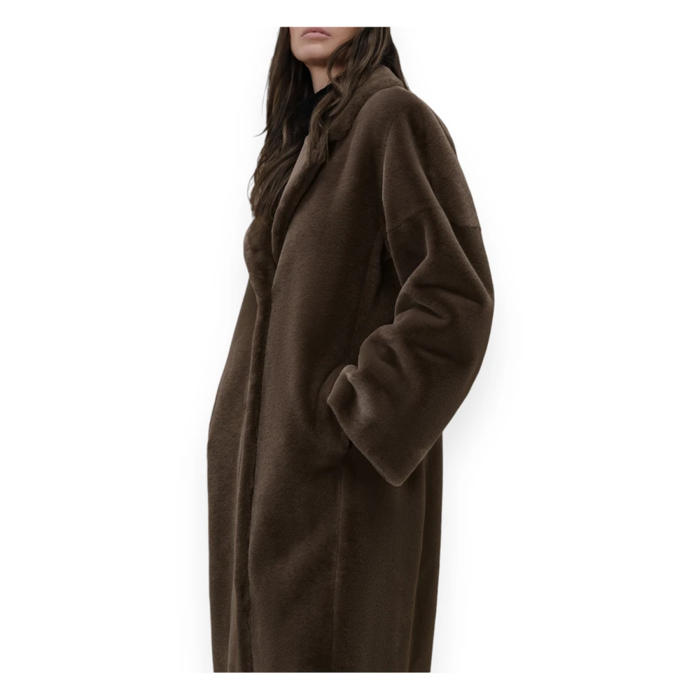 RRD Eco Fur Kimono Jas Gray Dames