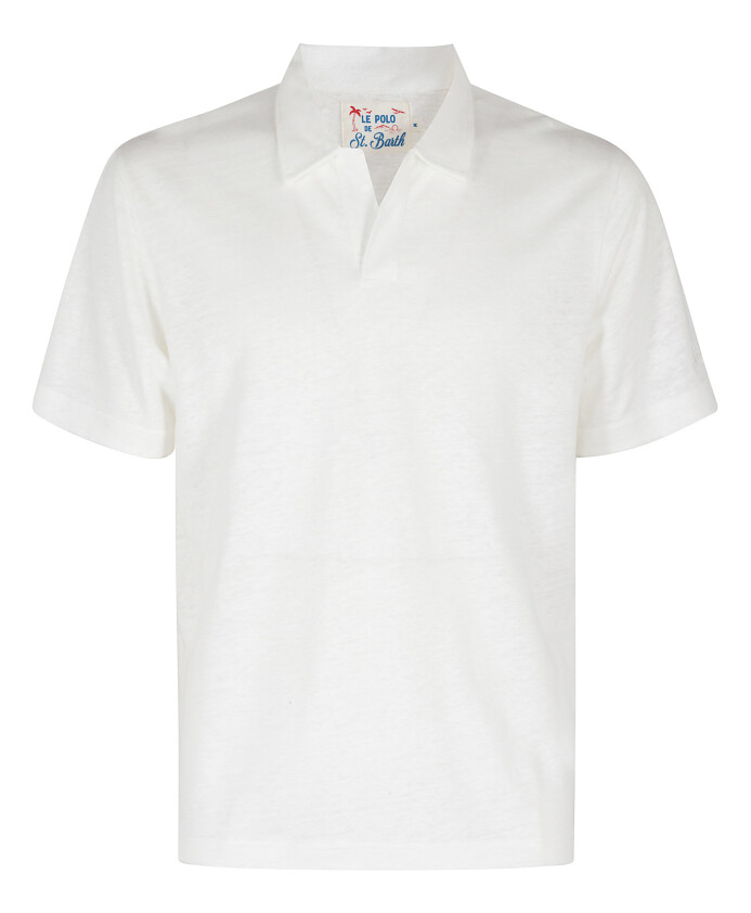 polo-en-lin-blanc