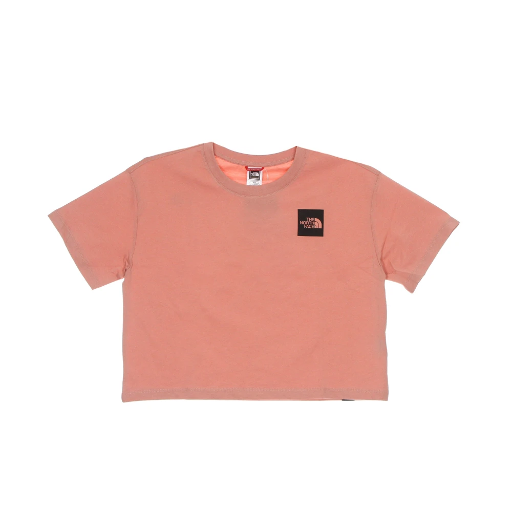 The North Face Rose Dawn Cropped Tee Korte Mouw Brown Dames
