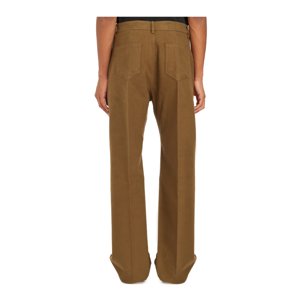 Rick Owens Geth Jeans Bean Broek Brown Heren