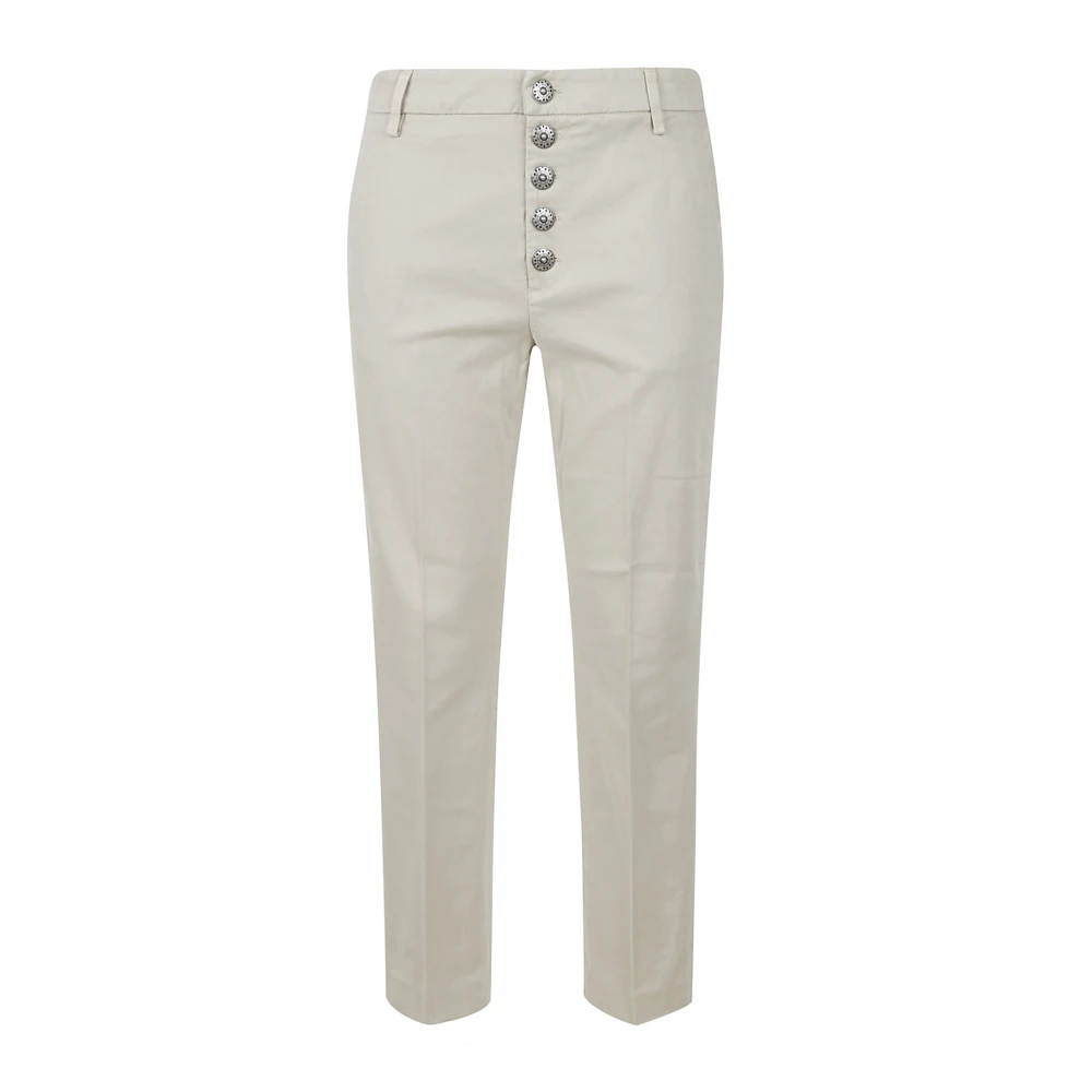 Dondup Zand Broek met Pantalone Nima Beige Dames