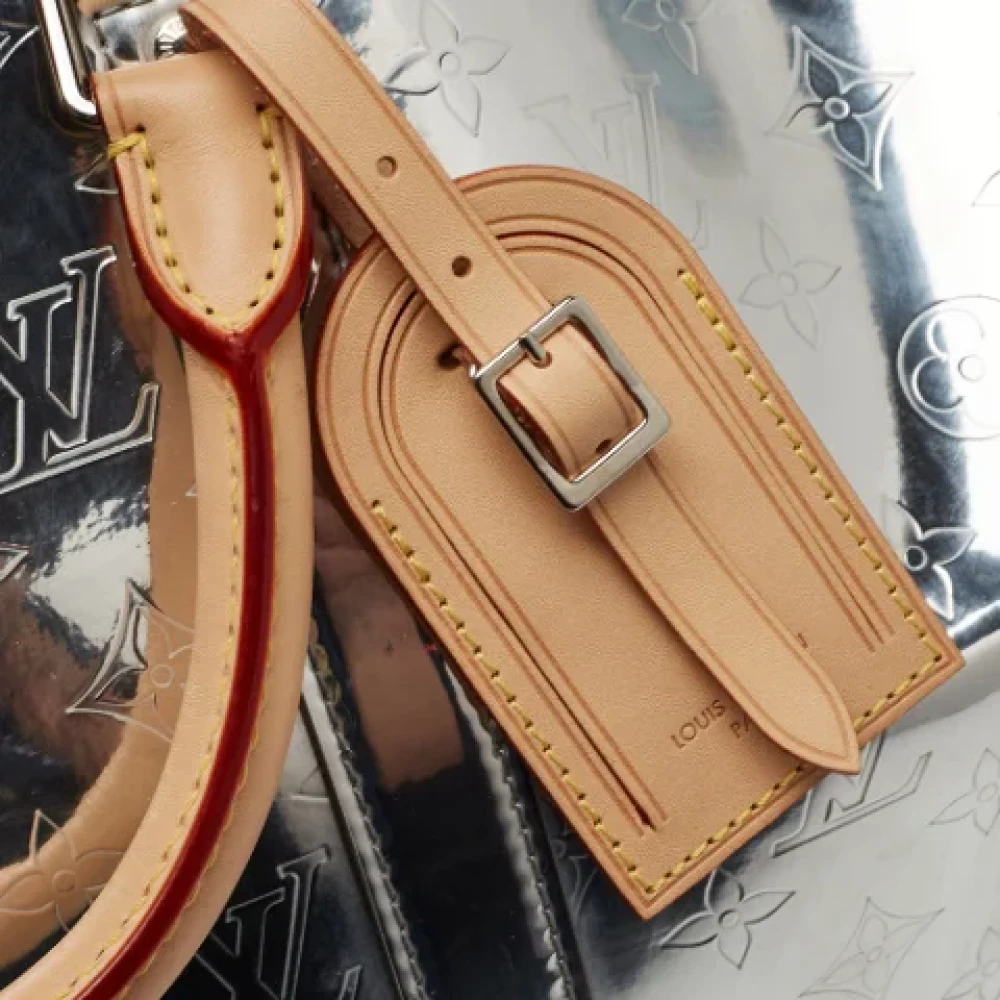 Louis Vuitton Vintage Pre-owned Leather travel-bags Gray Heren