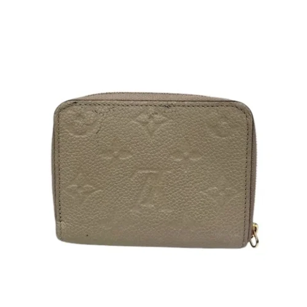 Louis Vuitton Vintage Pre-owned Leather wallets Brown Dames