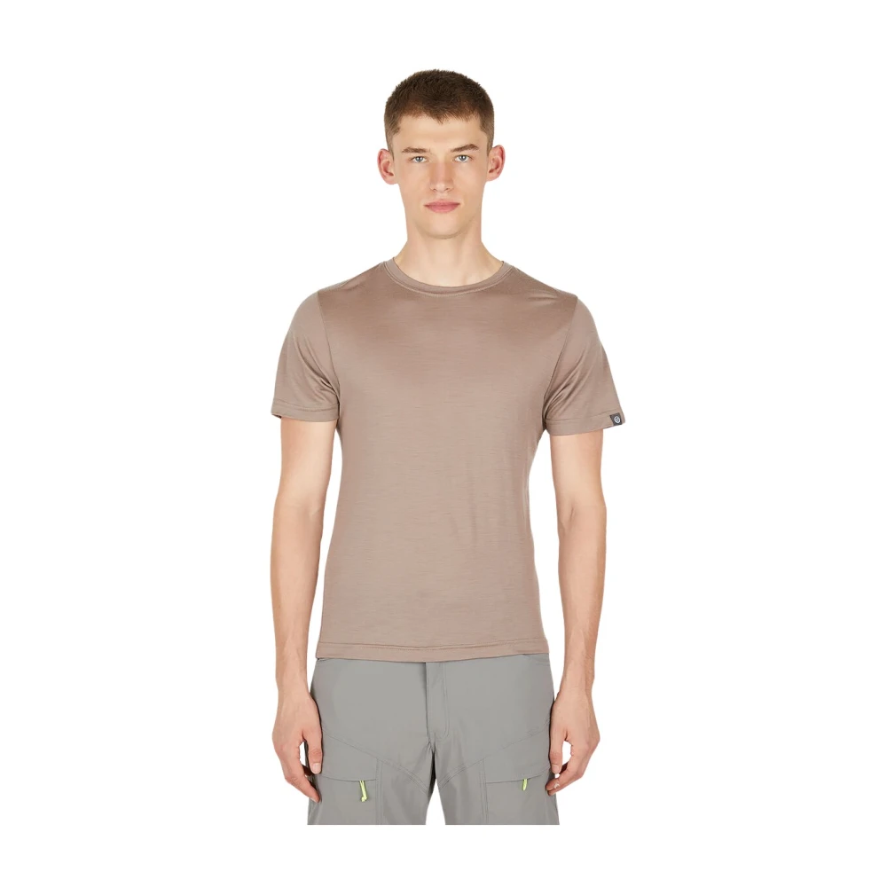 Ostrya Merino Trail Tee Brown Heren